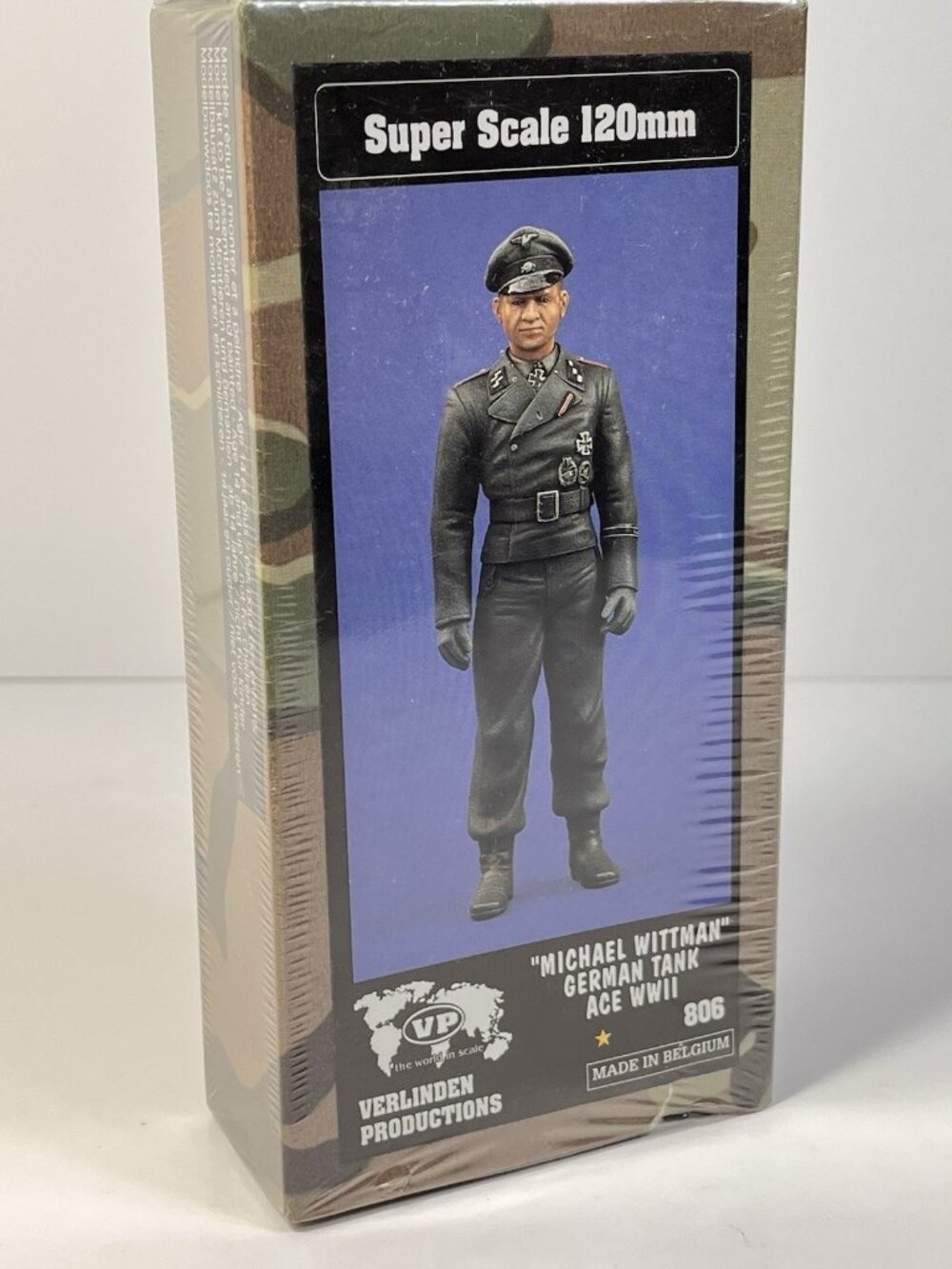 SEALED Verlinden Super Scale 120mm Michael Witan German Tank Ace WWII 806 Figure